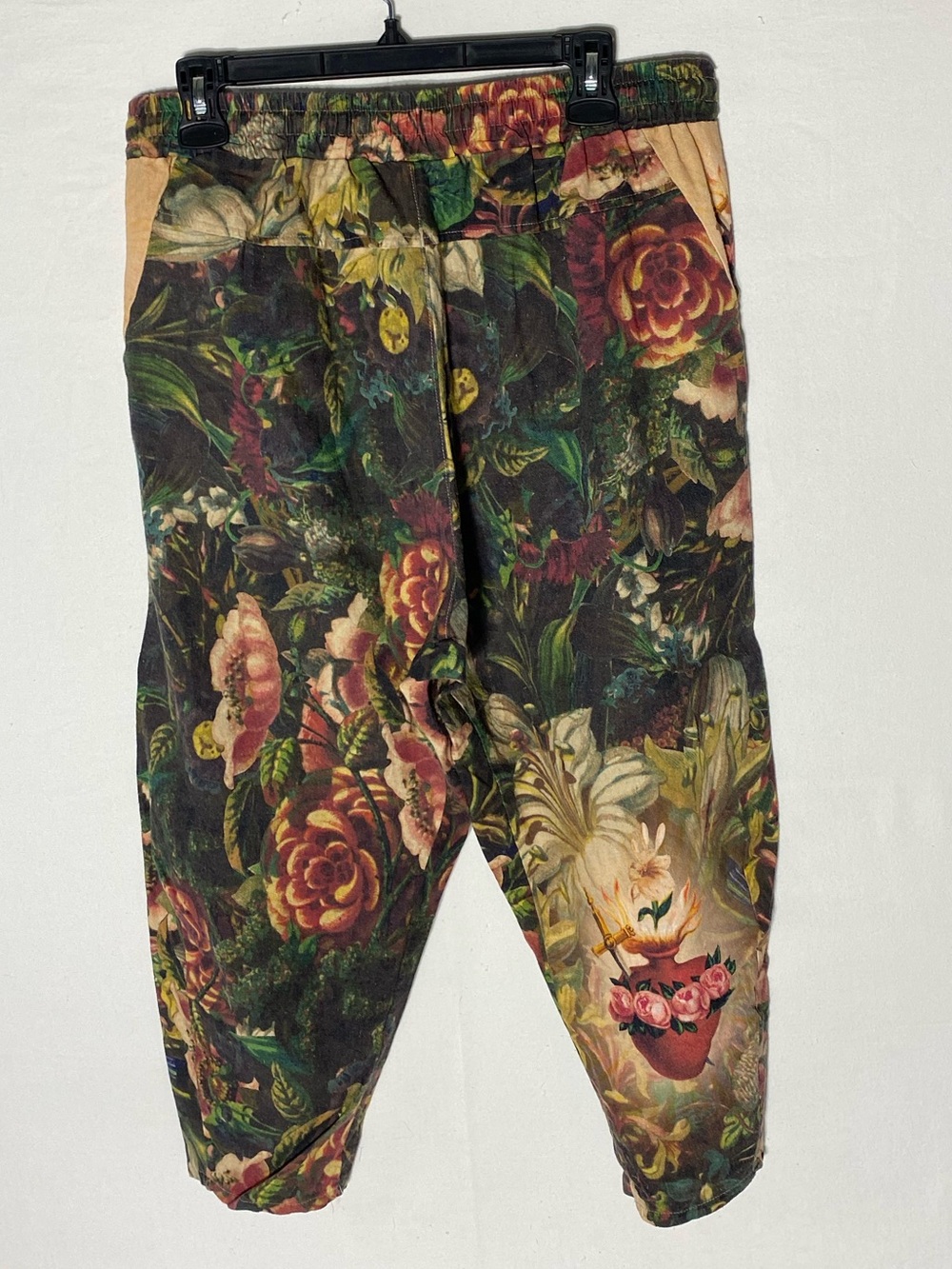 Market of Stars Courage Dear Heart Artist Pant Linen Botanical Sacred Heart L - Picture 15 of 16